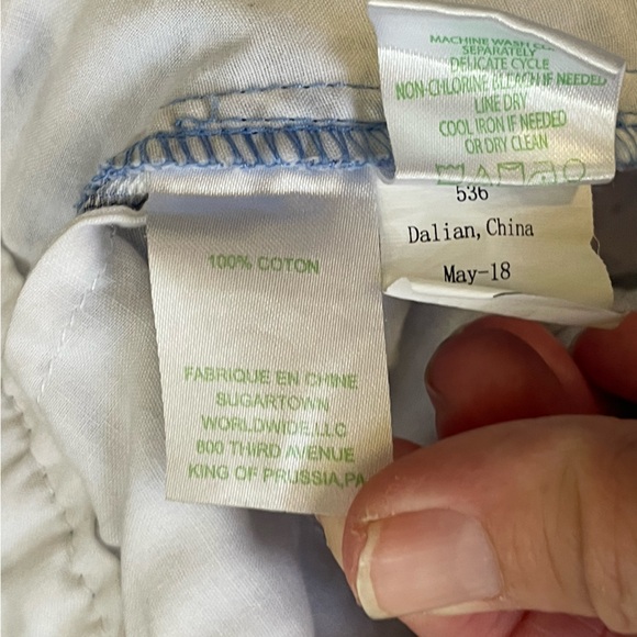 Lily Pulitzer Beaumont Shorts Men's 30R Blue Seashell Print Flat front Bermuda - Picture 6 of 15